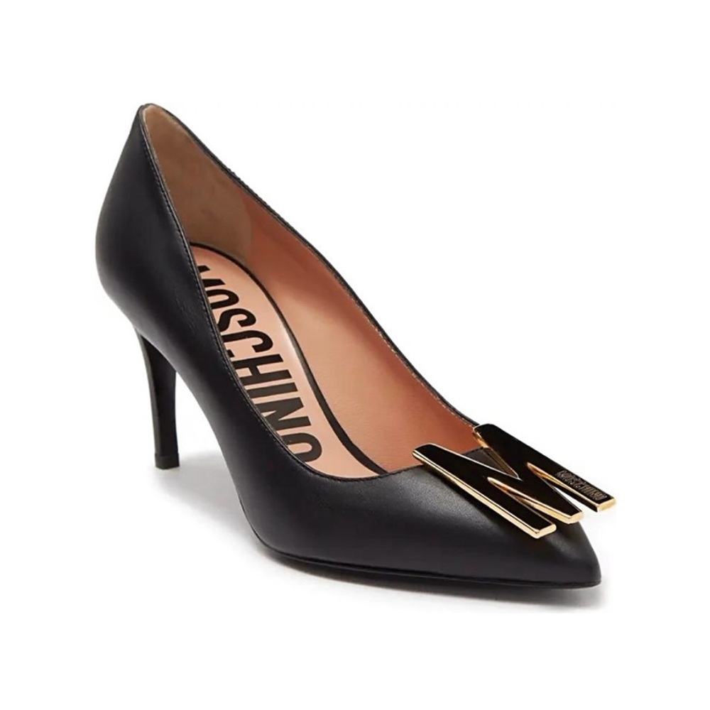 Moschino black heels in a good condition
